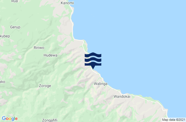 Mapa de mareas Finschhafen, Papua New Guinea