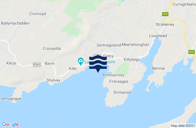 Mapa de mareas Fintragh Bay, Ireland