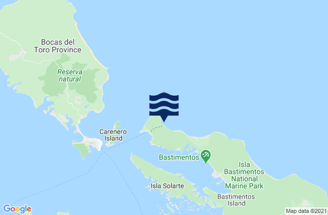 Mapa de mareas First Beach (Wizard Beach), Panama