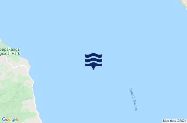 Mapa de mareas Firth of Thames, New Zealand