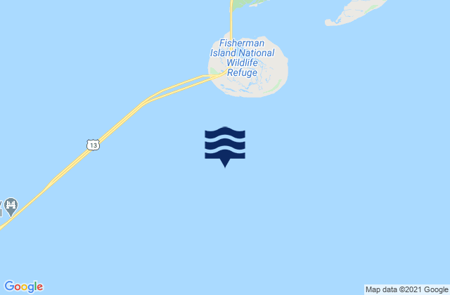 Mapa de mareas Fishermans Island 1.7 n.mi. south of, United States