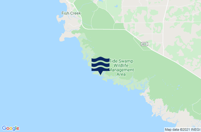 Mapa de mareas Fishermans Rest, United States