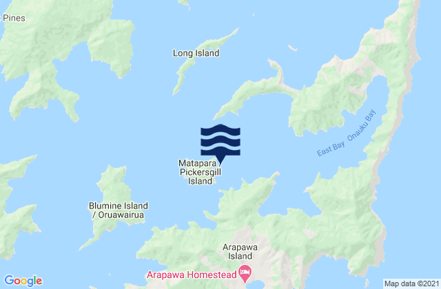Mapa de mareas Fitzgerald Bay, New Zealand