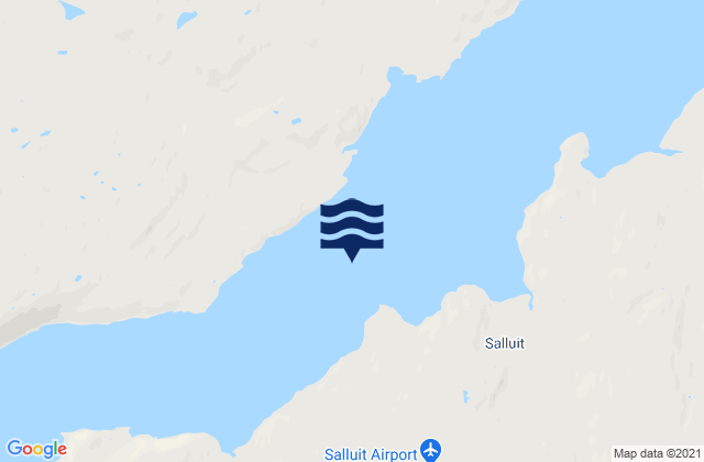 Mapa de mareas Fjord de Salluit, Canada