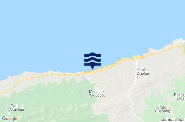 Mapa de mareas Flamoúdi, Cyprus