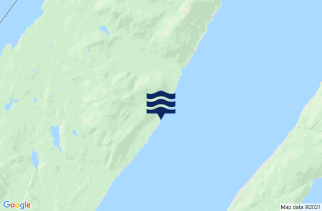 Mapa de mareas Flat Point, Canada