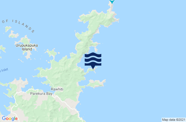 Mapa de mareas Flat Rock, New Zealand