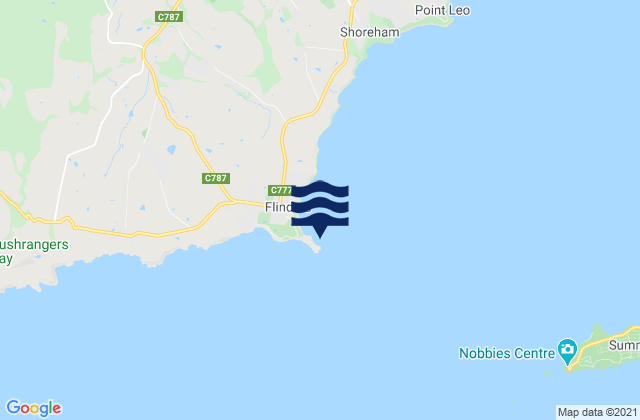 Mapa de mareas Flinders Jetty, Australia
