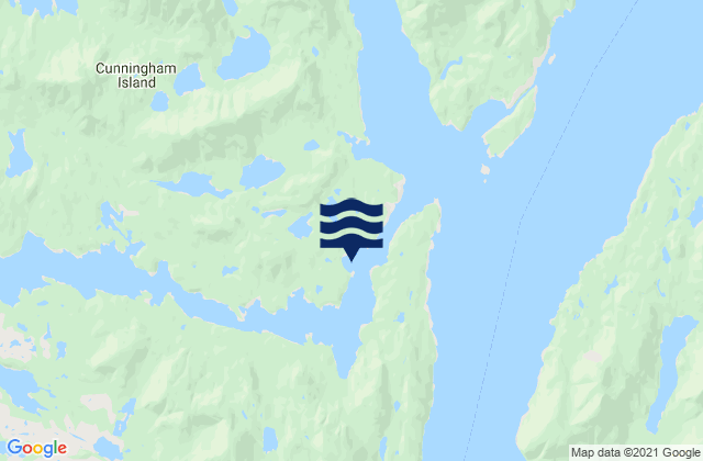 Mapa de mareas Flirt Island, Canada
