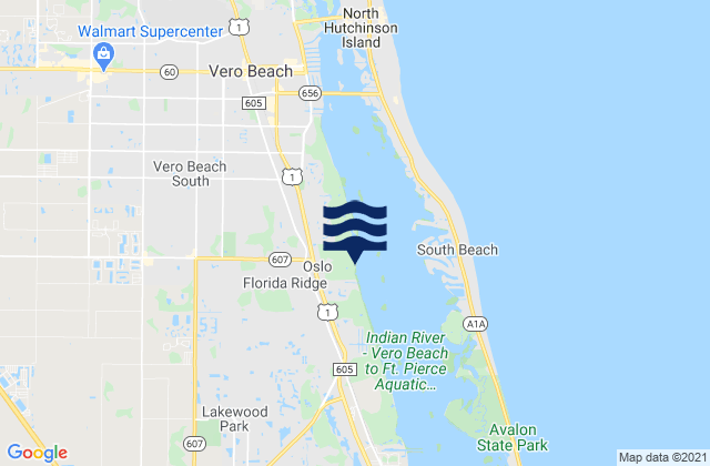 Mapa de mareas Florida Ridge, United States