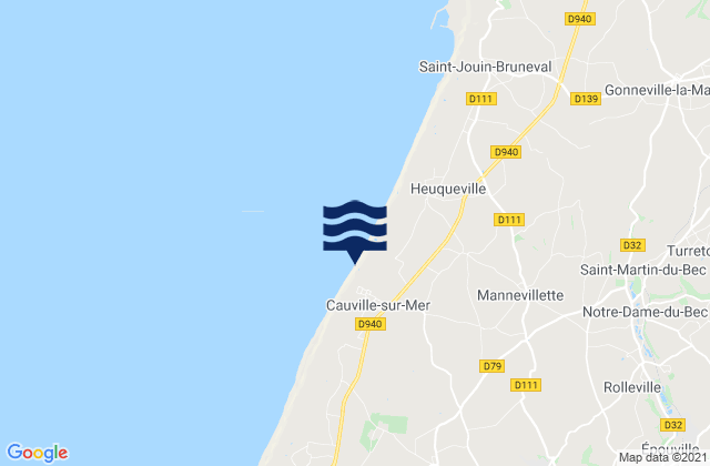 Mapa de mareas Fontenay, France