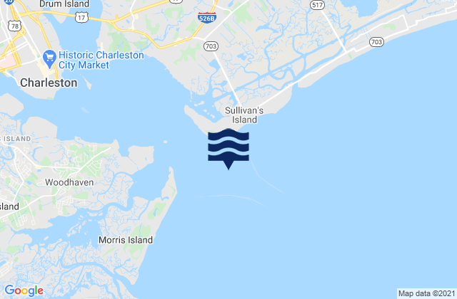 Mapa de mareas Fort Sumter Range Buoy 20, United States