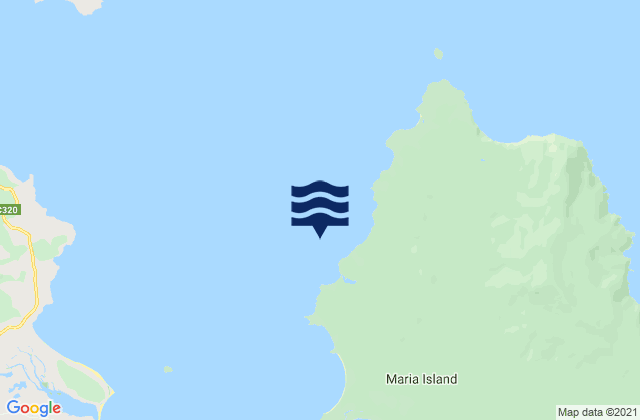 Mapa de mareas Four Mile Beach, Australia