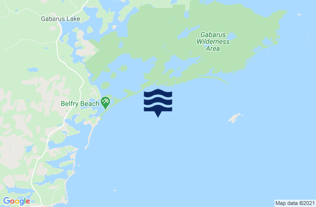 Mapa de mareas Fourchu Bay, Canada