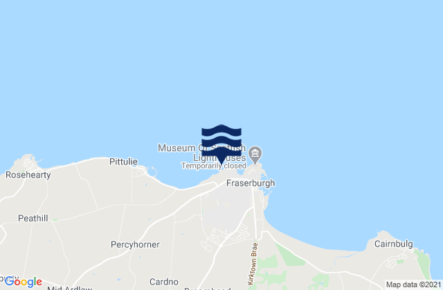 Mapa de mareas Fraserburgh, United Kingdom