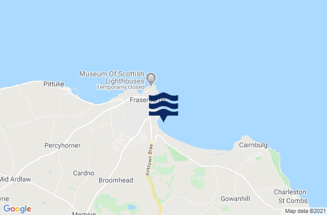 Mapa de mareas Fraserburgh Beach, United Kingdom