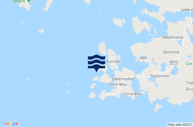 Mapa de mareas Freaghhillaun Beg, Ireland