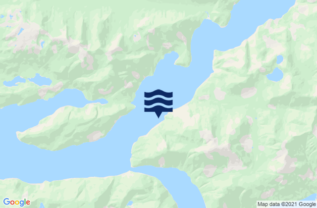 Mapa de mareas Frederick Sound, Canada