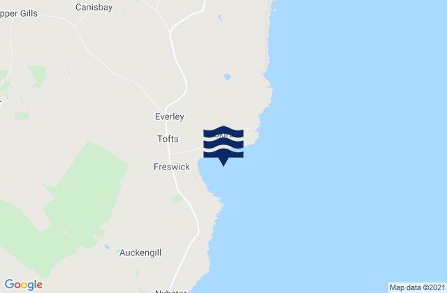 Mapa de mareas Freswick Bay, United Kingdom