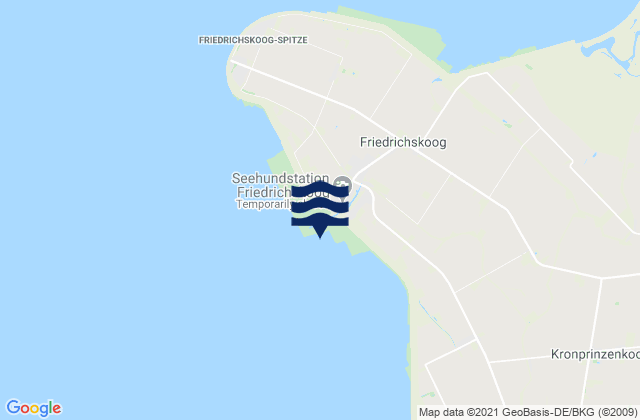 Mapa de mareas Friedrichskoog (Hafen), Denmark