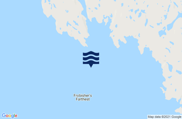 Mapa de mareas Frobisher S Farthest, Canada