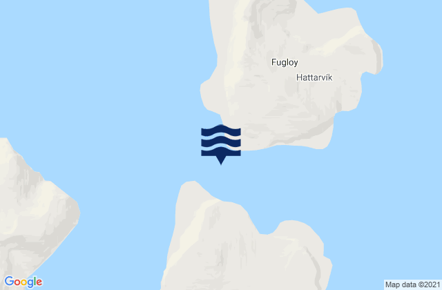 Mapa de mareas Fugloyarfjørður, Faroe Islands