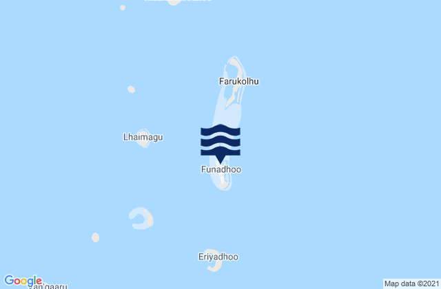 Mapa de mareas Funadhoo, Maldives