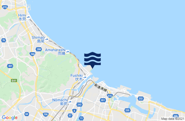 Mapa de mareas Fushiki Ko Toyama Wan, Japan