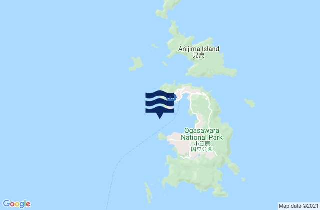 Mapa de mareas Futami Ko Ogasawara Gunto, Northern Mariana Islands