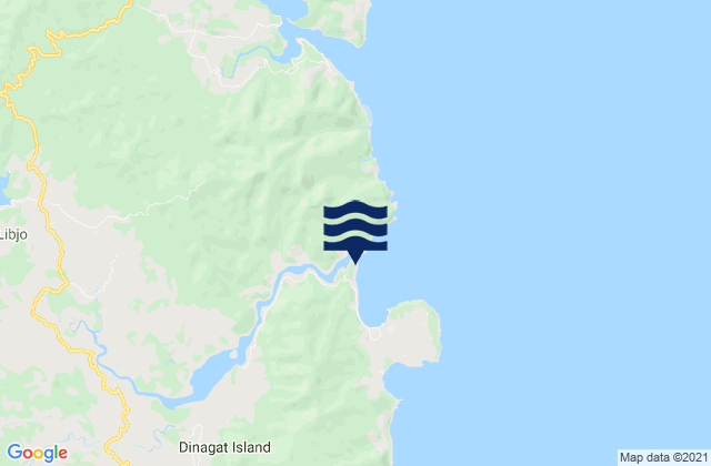 Mapa de mareas Gaas Bay (Dinagat Island), Philippines