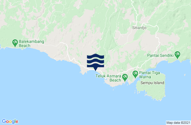 Mapa de mareas Gajahrejo Krajan, Indonesia