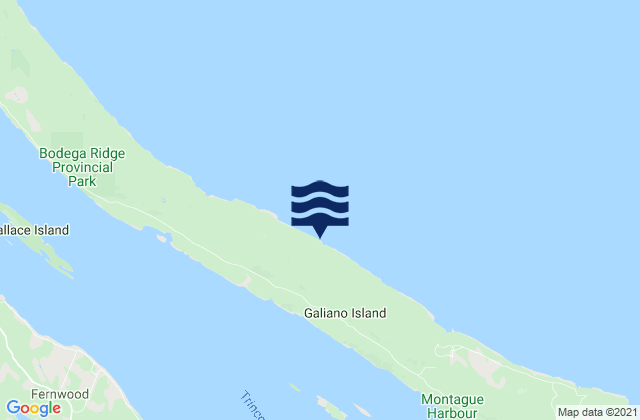 Mapa de mareas Galiano Island, Canada