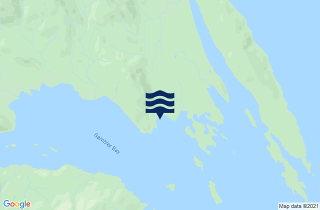 Mapa de mareas Gambier Bay (cannery Wharf), United States