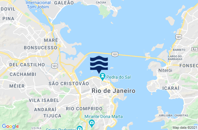 Mapa de mareas Gamboa, Brazil