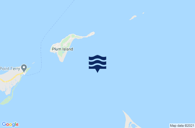 Mapa de mareas Gardiners Point & Plum Island, United States