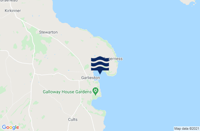 Mapa de mareas Garlieston Bay, United Kingdom