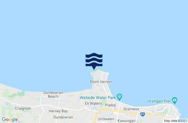 Mapa de mareas Gatakers Bay, Australia