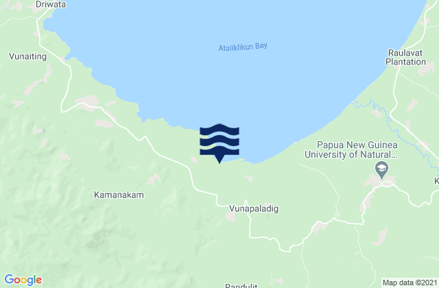 Mapa de mareas Gazelle, Papua New Guinea