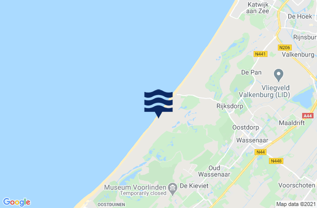 Mapa de mareas Gemeente Leidschendam-Voorburg, Netherlands