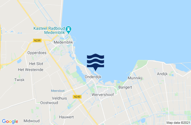 Mapa de mareas Gemeente Medemblik, Netherlands
