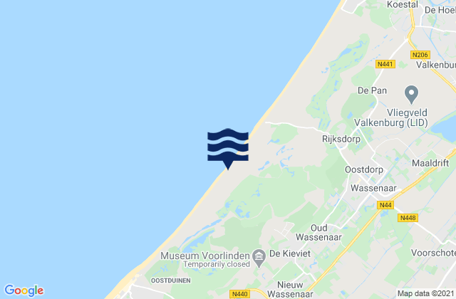 Mapa de mareas Gemeente Pijnacker-Nootdorp, Netherlands