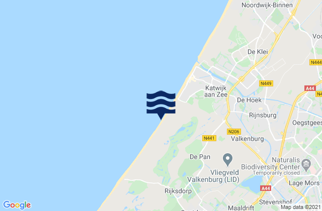 Mapa de mareas Gemeente Voorschoten, Netherlands