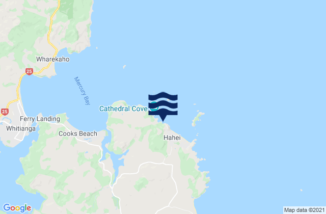 Mapa de mareas Gemstone Bay, New Zealand