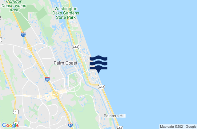 Mapa de mareas Georgetown, United States