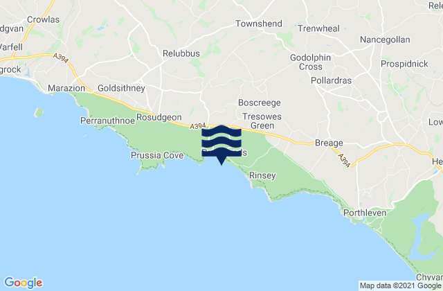 Mapa de mareas Germoe, United Kingdom