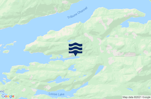 Mapa de mareas Gilford Island, Canada