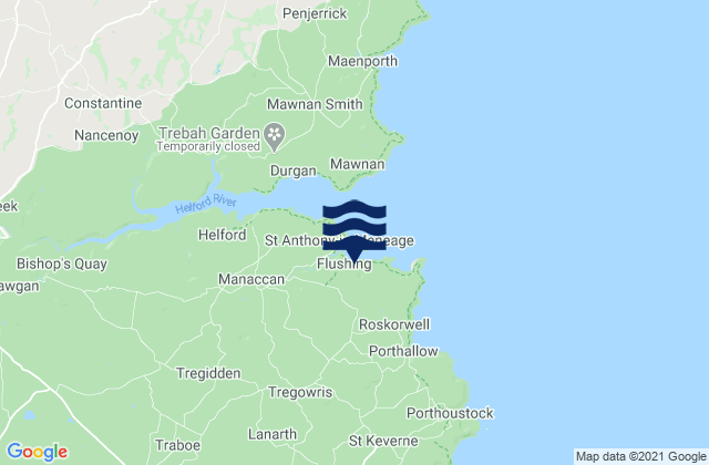 Mapa de mareas Gillan Harbour Beach, United Kingdom