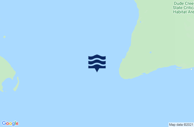 Mapa de mareas Glacier Bay entrance, United States