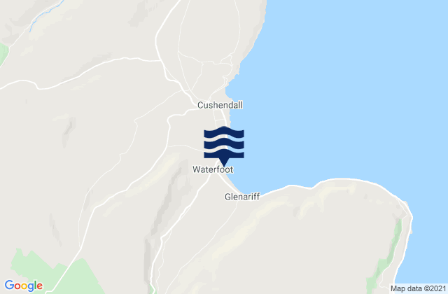 Mapa de mareas Glenariff, United Kingdom