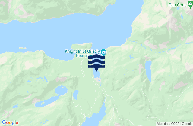 Mapa de mareas Glendale Cove, Canada